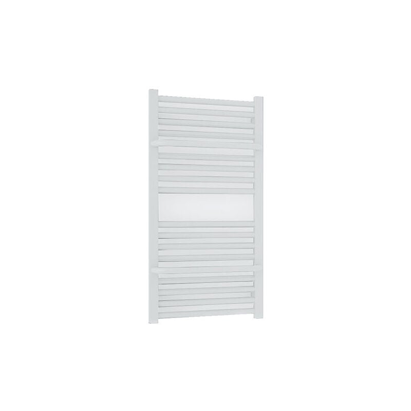 Matisère - Scaldasalviette ad acqua calda bianco 820mm di altezza e 600mm di larghezza - 477 Watt - LIM820/600ZXB