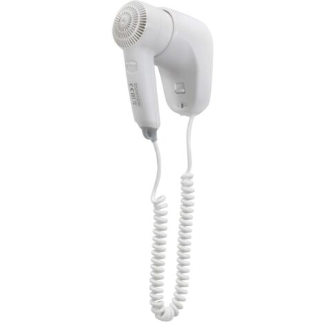 G-Zefiro - Asciugacapelli da parete 1200W - Bianco