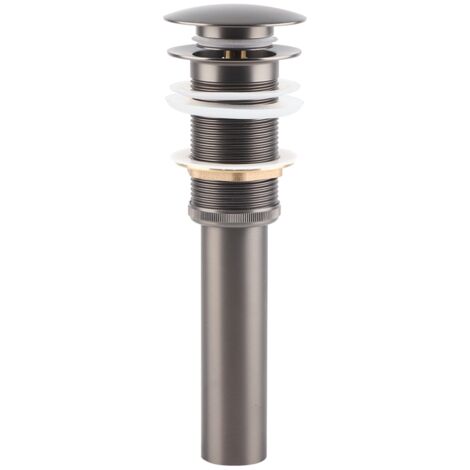 G1 1/4" Messing-Waschtischarmatur mit Stöpselmechanismus, ohne Überlauf (ORB)