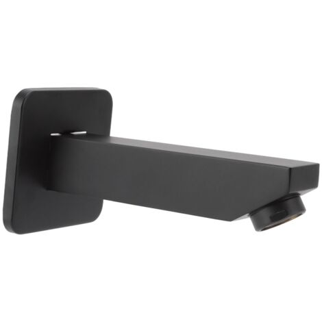G1/2 Copper Bathtub Faucet Concealed Seamless Bathroom Tub Spout for Bathroom Black
