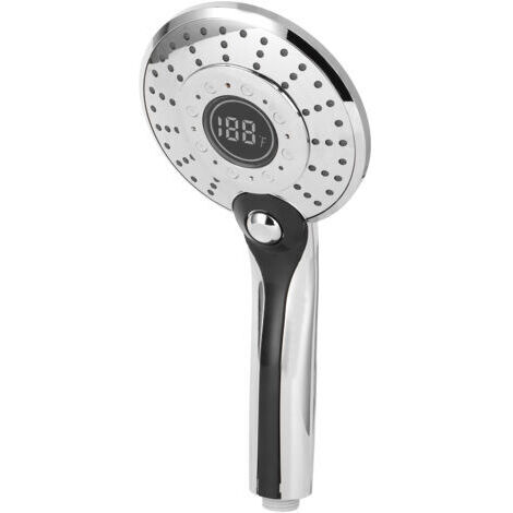 G1/2 Duschkopf mit 3-farbiger LED-Beleuchtung, Handbrause, Badezimmeraccessoire