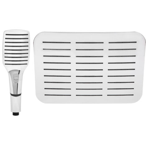 G1/2 pollice filettatura doccetta portatile alta pressione pioggia doccia superiore spruzzatore set accessori per il bagno
