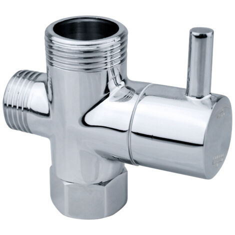 G1/2 pouces 3 voies bras de douche inverseur universel salle de bain système de douche pièce de rechange pour pommeau de douche à main
