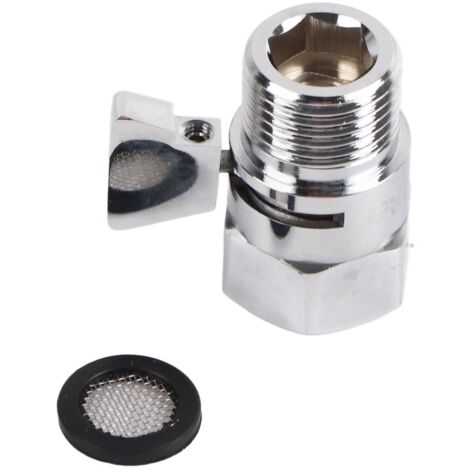 G1/2 Shower Shut Off Valve Water Flow Control Valve with Lever Handle for Home Bathroom