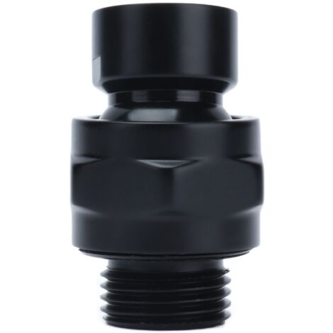 G1/2 Top Shower Adapter Adjustable Copper Shower Head Holder Home Bathroom Accessory Black