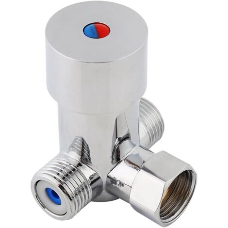 G1 / 2 Valve mélangeur d'eau froide et chaude valve thermostatique en laiton pour robinet automatique