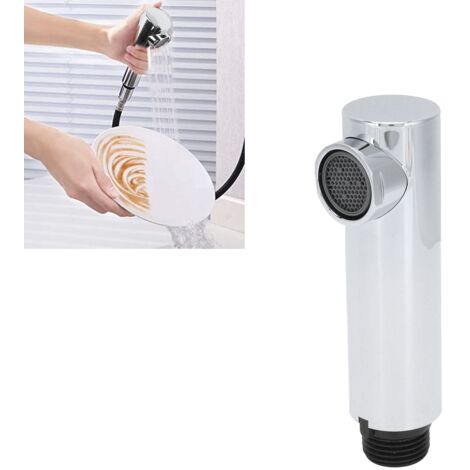 G1/2 Wassersparender Wasserhahn-Brausekopf mit Ersatzbrause, robustes ABS, 85℃ Chrom-Finish für Küche und Bad