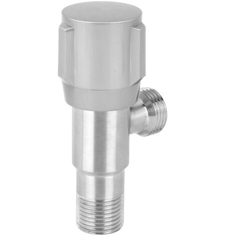 G1/2 Zoll Gewinde-Eckhahn aus Edelstahl für Wasserhähne, Toiletten und Warmwasserbereiter