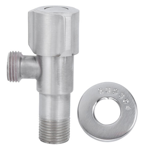 G1/2in Filetage En Acier Inoxydable Chaud Froid Vanne D'arrêt Vanne D'angle Cuisine Bassin Accessoires De Toilette