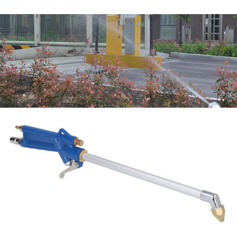 G1/4 90° Winkel-Druckluftspritzpistole - Hochdruck-Luftgebläse zum Reinigen und Entstopfen - Leichtes und robustes Aluminiummaterial (334 g)