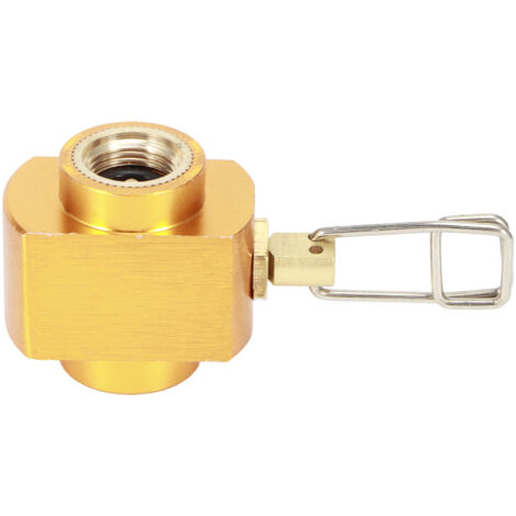 G1/4 DN8 Outdoor Camping Stove Adapter Gas Refill Valve Adapter Gas Stove Accessory