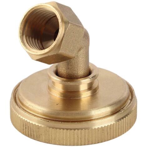 G1/4" Female Thread 7 Holes Misting Spray Nozzle Garden Watering Sprayer Head (Elbow)