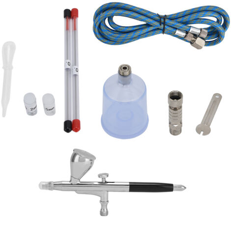 G1/8 Farbpistolen-Set mit Farbtopf, Düsen und Nadeln für DIY-Dekorations- und Kunstprojekte