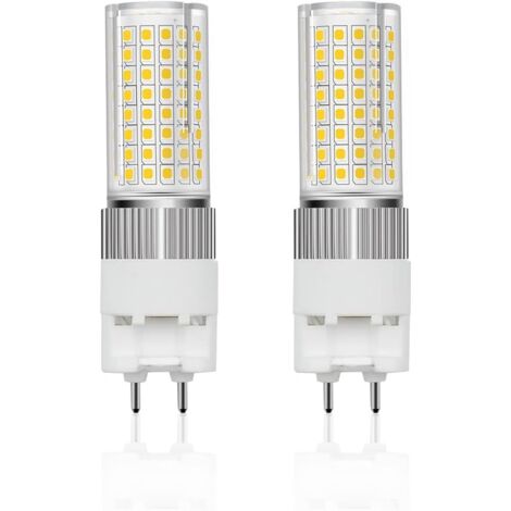 G12 16 W LED-Mais-Glühbirne, 220 V, 1600 Lumen, warmweiß, 3000 K, Maislicht, 360° Abstrahlwinkel, Scheinwerferlampe, entspricht 160 W Halogen (2 Stück, nicht dimmbar)
