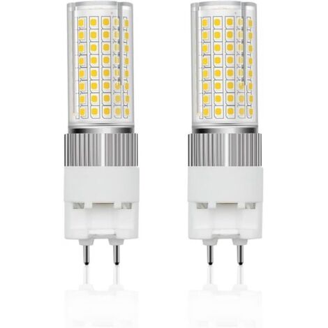 G12 16w LED Corn Light ampoule 220V 1600lumen blanc chaud 3000k Corn Light 360 ° angle de faisceau lampe frontale ampoule équivalente à 160W halogène (2pcs, non dimmable)