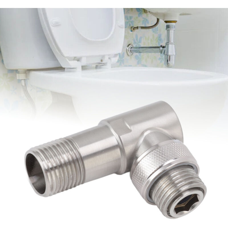 Image of G1/2 Male Angle Stop Valve, 304&hellip;