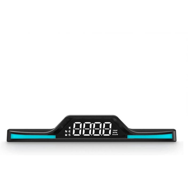 Compteur de vitesse numérique G15 voiture GPS avec affichage tête haute - MPH, distance parcourue et alarme de vitesse incluses