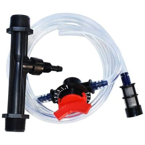 G3/4 Engrais Irrigation Injecteur Venturi Filtre Automatique Mix Kits translucide Irrigation Goutte à Goutte Venturi Tube Serre Système (3/4)