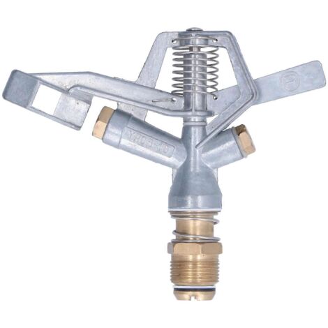 G3/4 Male Thread Rotating Sprinkler Nozzle Zinc Alloy Sprayer for Garden Lawn Watering Agriculture Irrigation