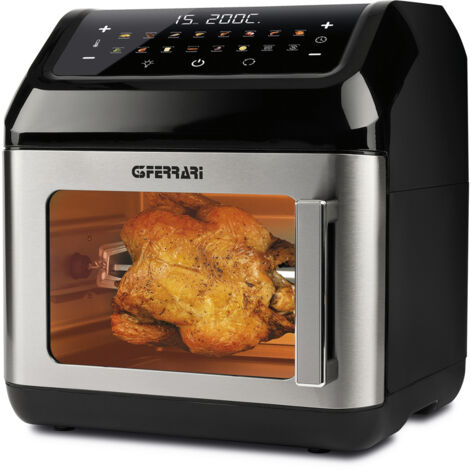 G3 Ferrari Friggisano EVO 13L Singolo Indipendente 1700 W Friggitrice Nero, Acciaio inox