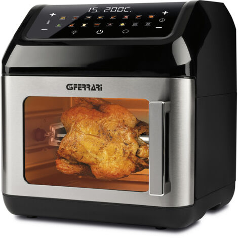 G3 Ferrari Friggisano EVO 13L Singolo Indipendente 1700 W Friggitrice Nero, Acciaio inox