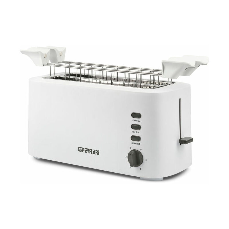 G10142 Tostapane Grandi Fette Essential Toast 1500W 4 Toast Bianco - G3 Ferrari