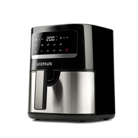 G3 Ferrari G10175 Friggitrice ad Aria 4,5 Litri 1500W Nero-Silver