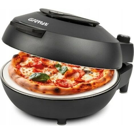 G3 Ferrari G3 Ferrari G10199 Pummarola Fornetto Pizza 31cm Termostato Regolabile Fino A 420c 1200w 2 Pietre Refrattarie Nero Opaco