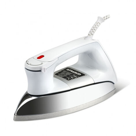 G3 Ferrari Seicento Trocken-Bügeleisen Aluminium-Sockelplatte Edelstahl, Weiß 900 W