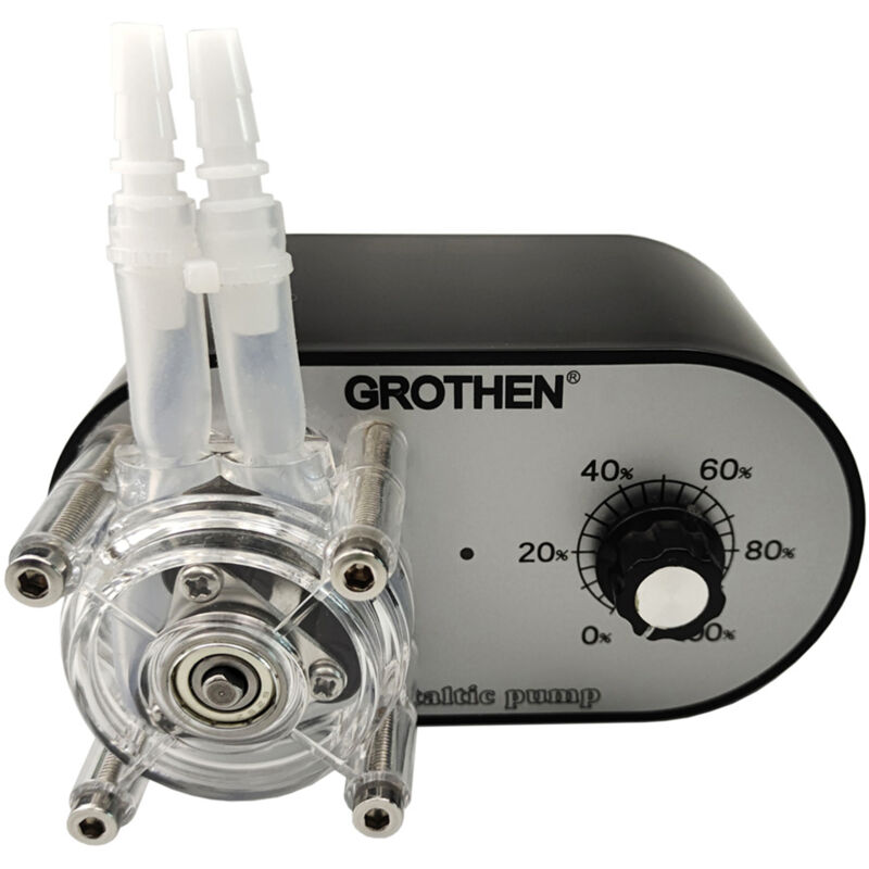 Lifcausal - G328A Peristaltic Pump 100-240V 114-500ml/min Adjustable High Flow Rate Food Grade Platinum Vulcanized Silicone Tube for diy Aquarium Lab