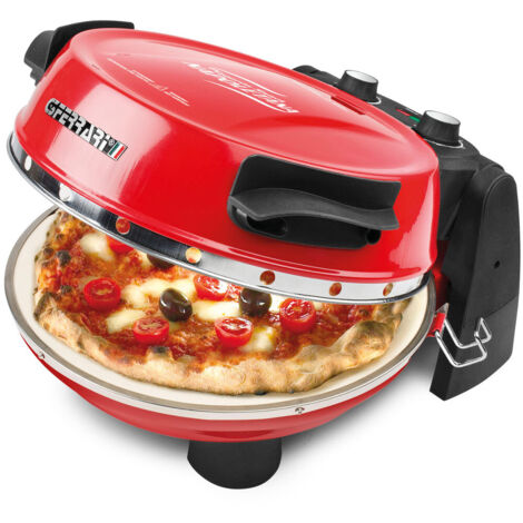 G3Ferrari G10032 Forno per Pizza Rosso e Nero 35x33,5x20 cm