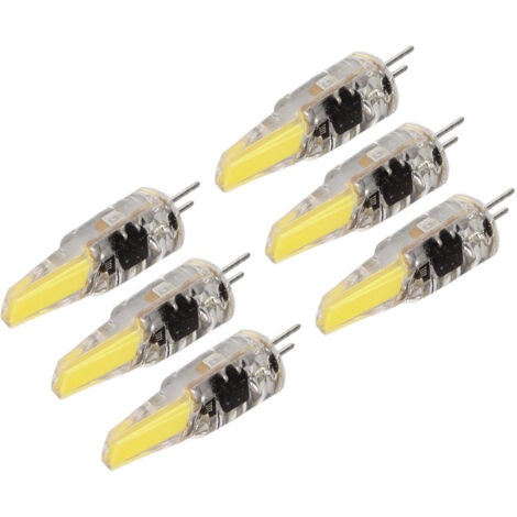 G4 6W 500LM COB-LED-Lampen in Silikongel, energiesparend, kaltweiß, 220V für Deckenleuchten, Wandleuchten, Tischlampen