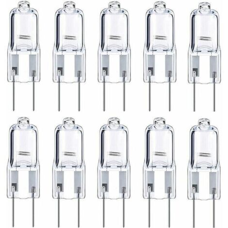 G4-Halogenlampen, 12 V, 10 W, warmweiß, 10er-Packung