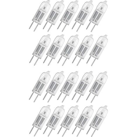 G4 Halogenlampen, warmweiß, 20 W, Stiftlampen (10 Stück)