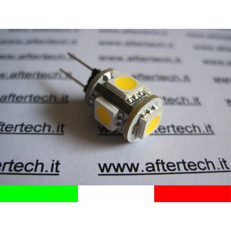 Aftertech - G4 lampadina faretto 5 led 2w=12w 12v