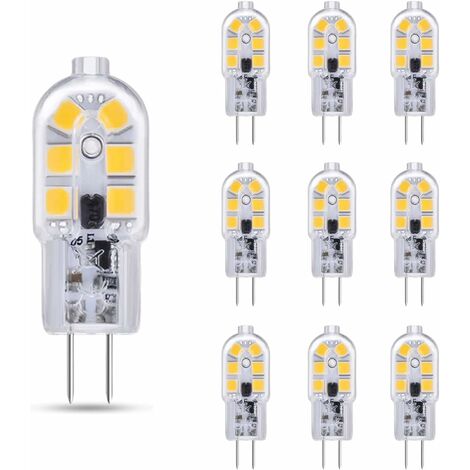G4 LED Ampoule,AC-DC 12V,120LM Blanc Froid 6000K,Non Dimmable G4