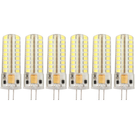 G4-LED-Lampen, 700 Lumen, 7 W, 72 LEDs, weißes Licht, 12 V AC/DC, für Innenbeleuchtung, Deckenleuchten, Wandleuchten, 360°-Abstrahlwinkel