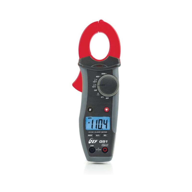 

Ht Instruments - G51 TRMS Pinza amperimétrica 400A CA TRMS completa CAT III 600V