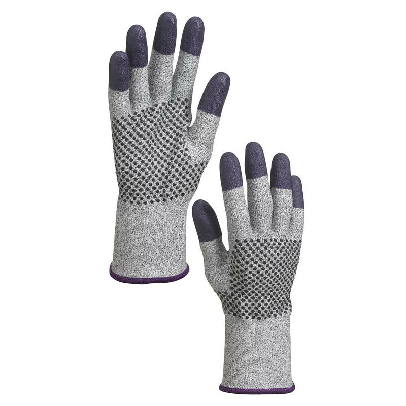 Kleenguard - G60 Enduapo Dual Gip Puple Nitile Gloves 97431 Gey & Puple, 8, 1x12 ( - Purple