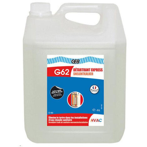 G62 GEB Détartrant express installations ECS - 5L