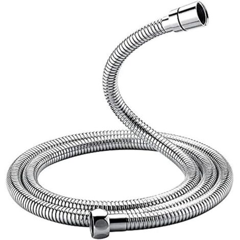 G851-20, Universal-Brauseschlauch (G1/2 Zoll, 2 m), verdreh- und knicksicherer Brauseschlauch, Edelstahl/Chrom