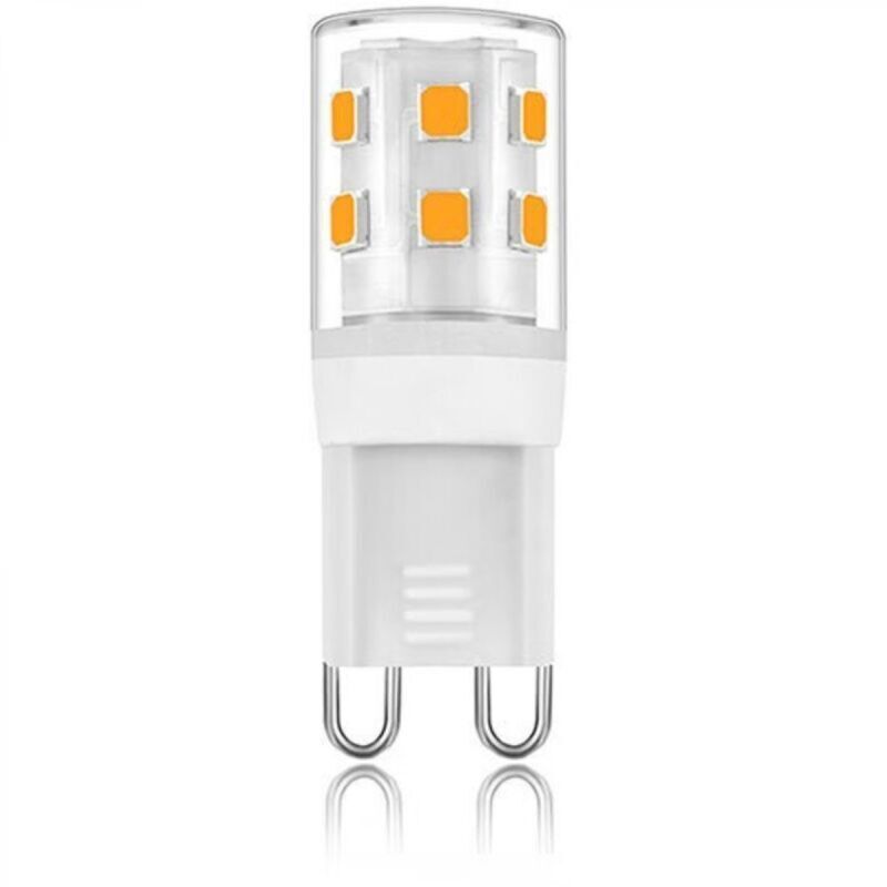 G9 2W LED Bulbs, Warm White 2700K, 280LM, Equivalent to a 28W Halogen Bulb, G9 LED Bulbs for Home Lighting, Flicker-Free, AC 220-240V, Pack of 5