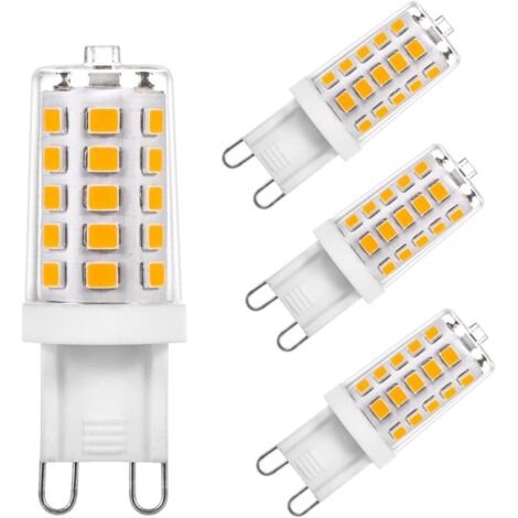 G9 Lampe 3 W LED Warmweiß 3000K Led glühbirnen Birn 360° Winkel 350LM AC 220-240V 4er Set