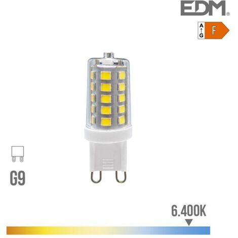 G9 LED Birne 3W 260lm 6400k dimmbares Kaltlicht ø1,65x4,9cm