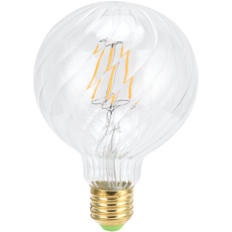 G95 Klare, dimmbare 4-W-LED-Lampe mit E27-Fassung – Warmes Licht für Café- und Hoteldekoration