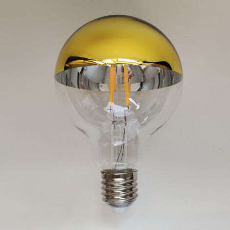 G95 or LED ampoule, douille E27, 4w lumière chaude, ambiance décorative E27 ampoule