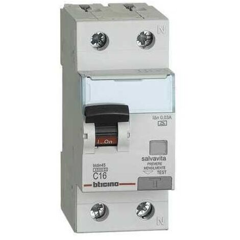 Ga8813A16 Interruptor Magnetotérmico Diferencial Salva Vida 1P+N Tipo a 16A