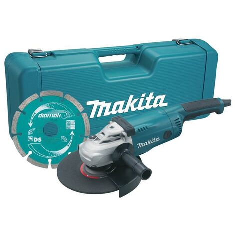 GA9020KD 230mm Angle Grinder with Case & Diamond Wheel 2000W 110V - MAKGA9020KDL