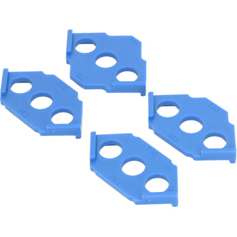 Gabari d'Angle Universel pour Coupes Précises, Modèle de Guidage pour Scie et Menuiserie, Outil de Positionnement Bleu