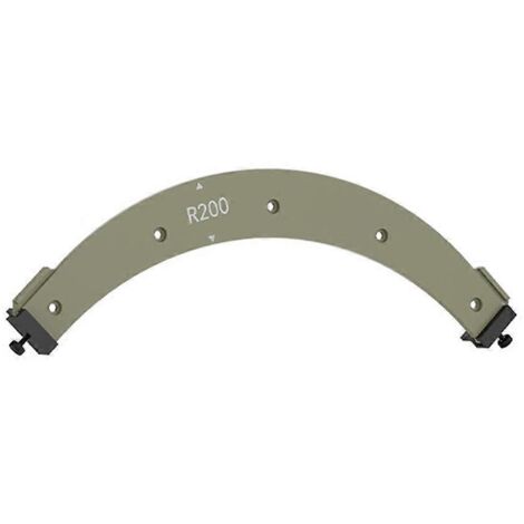 Gabarit d'angle arrondi pour le travail du bois R200
